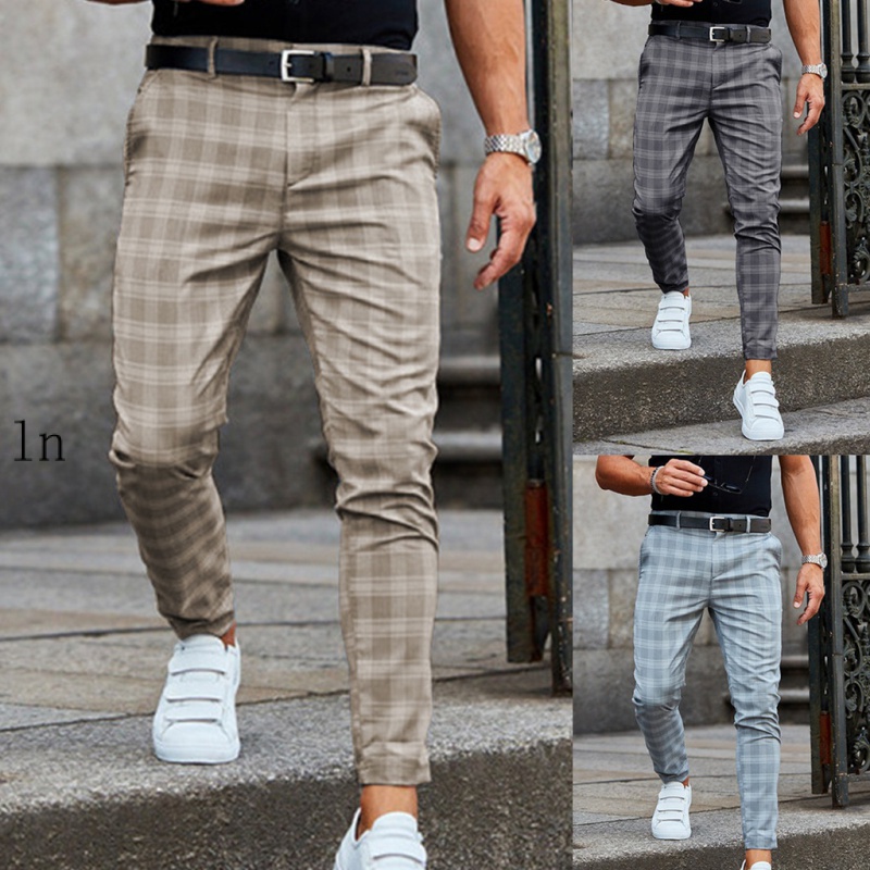 Pantalon de cuadros negro y blanco fashion