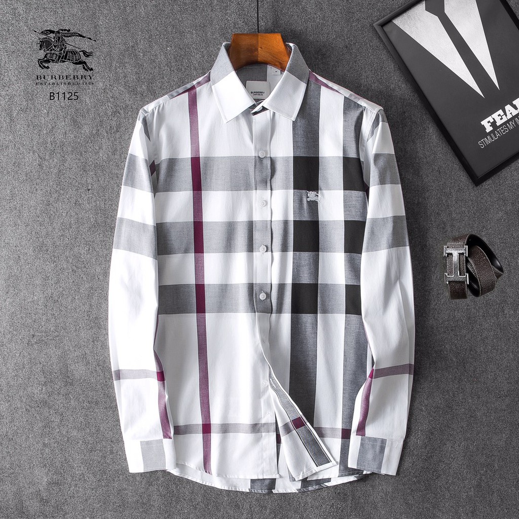 Camisa Burberry Hombre Cuadros Mejor Precio Febrero 2023|BigGo México