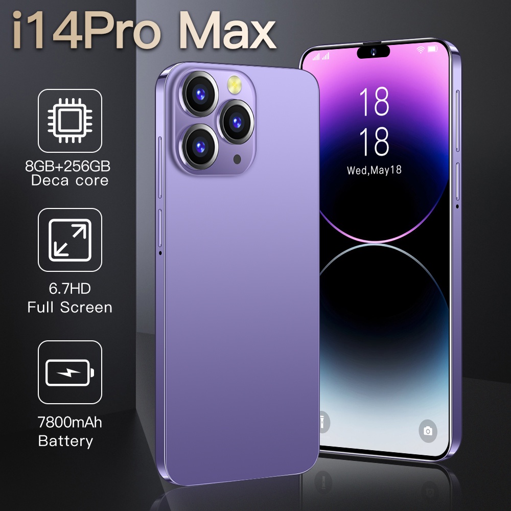 Celulares i14 Pro Max 6.7 Pulgadas Móvil Barato 5G Android Phone ...