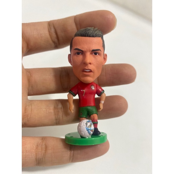Figura en miniatura de jugador portugués Cristiano Ronaldo CR7 Soccerwe/Kodoto marca