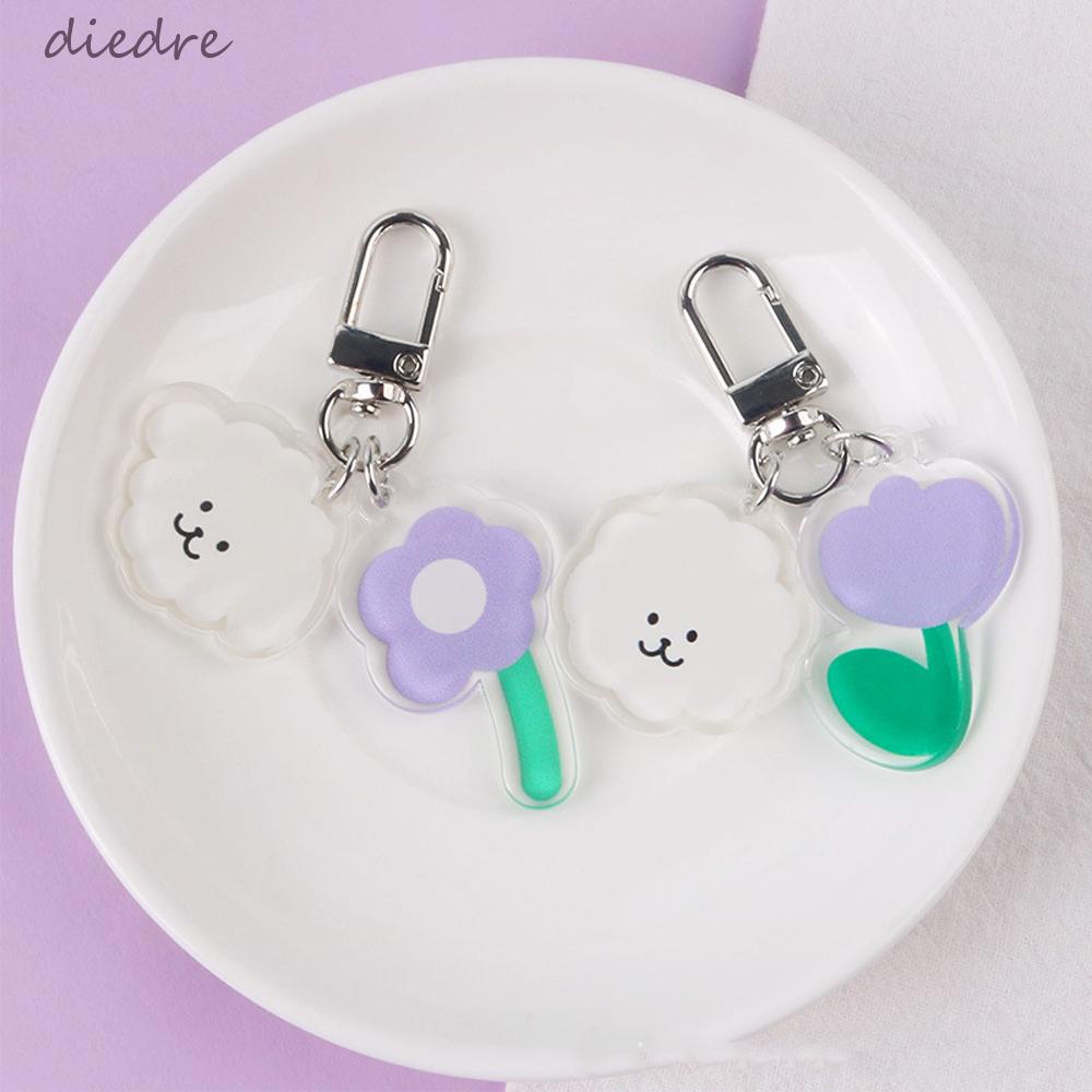 Llaveros De Flores Moradas DIEDRE 1PC Joyería De Moda Encanto De Dibujos  Animados Puerta Llave De Coche Bolsa De Decoración | Shopee México