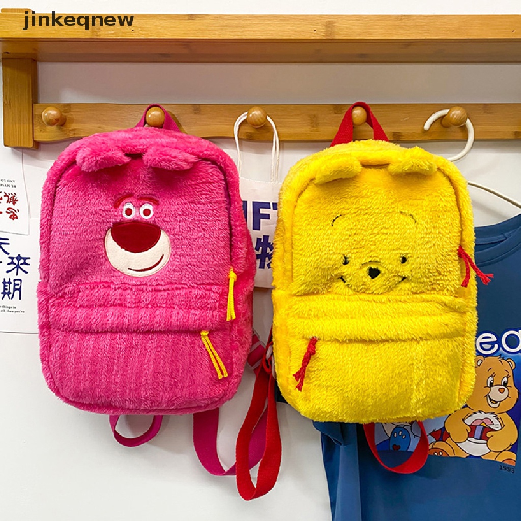 JKMX Creative Kawaii Hairy Monster Winnie Mochila De Peluche Sullivan De Tres Ojos JKK