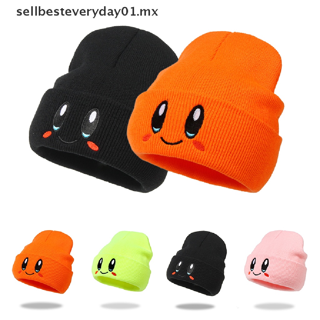 Sellbest Anime Dibujos Animados Lindos Ojos De Cara Kawaii Kirby Sombrero  Cosplay Mantener Caliente Gorro De Punto Gorra . | Shopee México