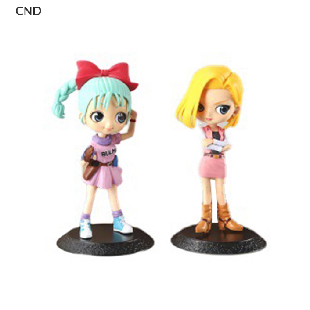 CND 1Pc 15cm Anime Figura Dragon Ball Bulma Q Posket Versiones Figuras De Acción Juguete CN