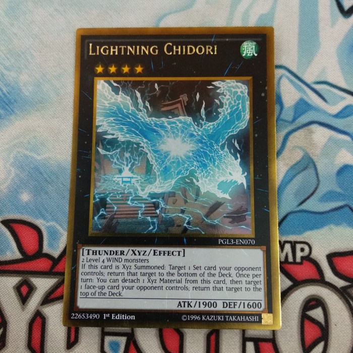 Ptomo Yugioh Lightning Chidori Oro Raro Original Shopee México