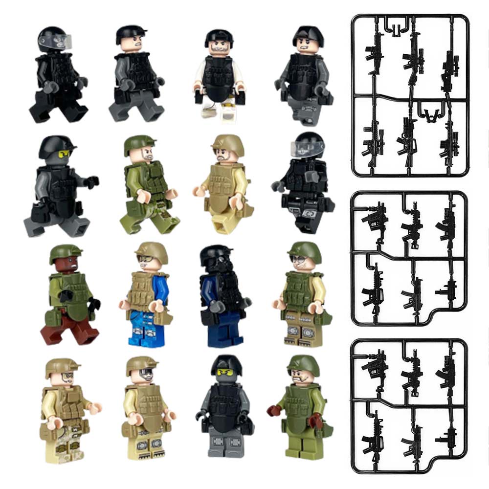 Military Minifigure Lego Compatible Building Blocks for Kids Soldier Toys Lego minifigures Army Toys for Boys