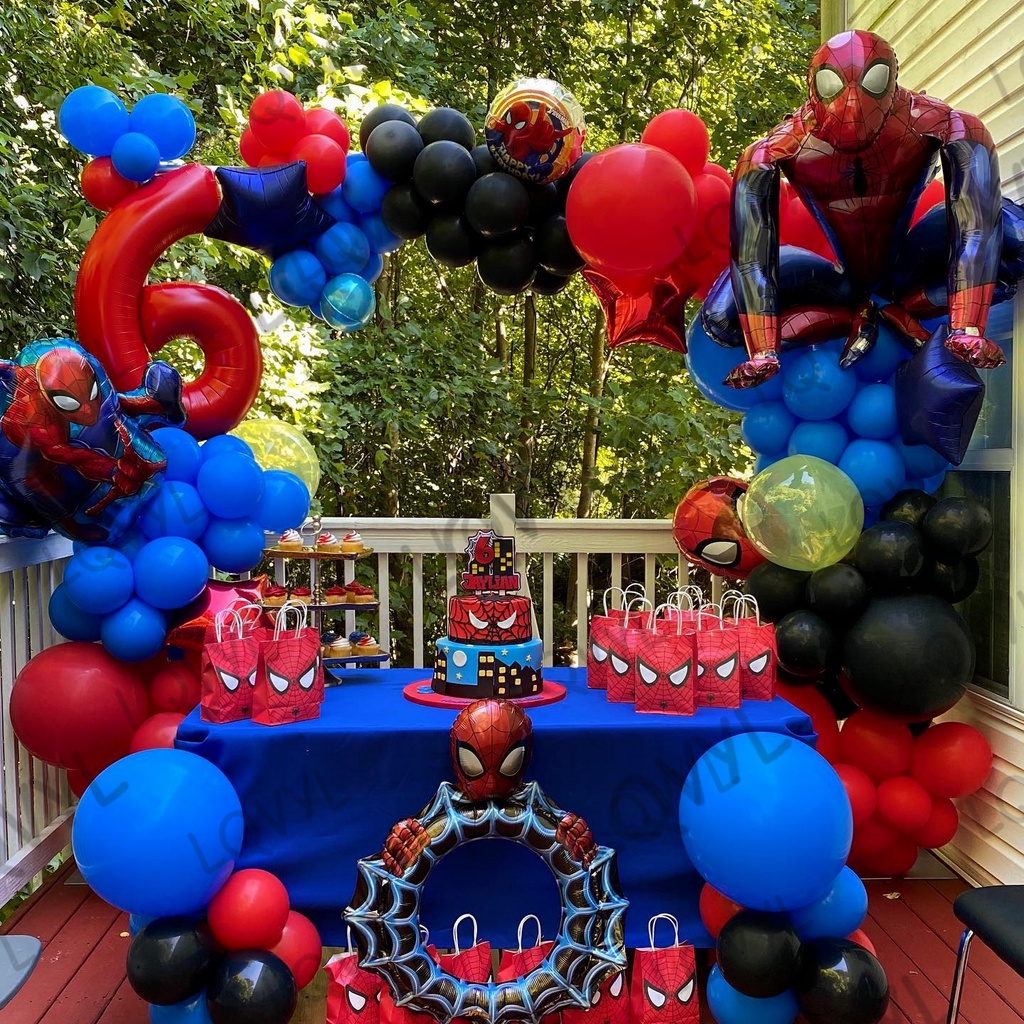 90Pcs Marvel Spiderman Globos Juego De Superhéroes Para Niños Fiesta De  Cumpleaños Bebé Ducha Decoraciones Juguete Regalo | Shopee México