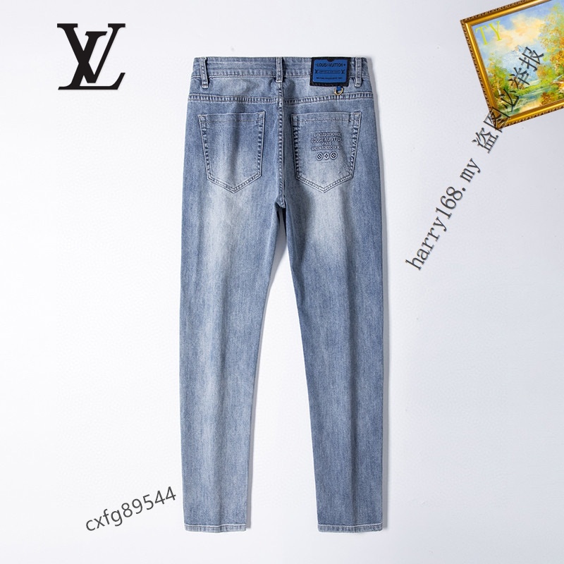 LV LOUIS VUITTON Pantalones Vaqueros Casuales Para Hombre Talla 28-38 M2201