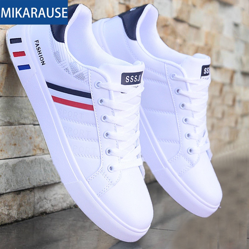 tenis blancos hombre moda Shopee Mexico