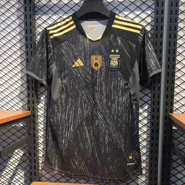2022 versión de la Copa Argentina américa del jugador conmemorativo jersey de fútbol negro de los hombres