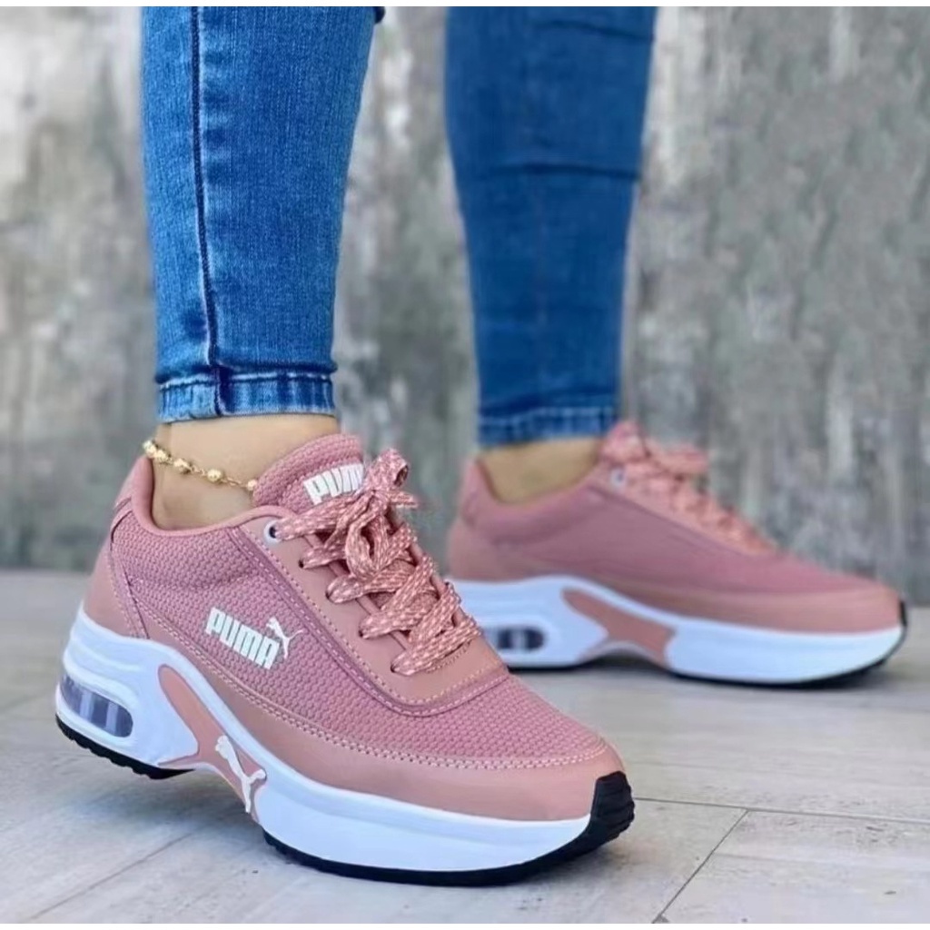 Alta Calidad Puma 2023 Moda Transpirable Señoras Casual Zapatos Suaves Ligeros Tenis