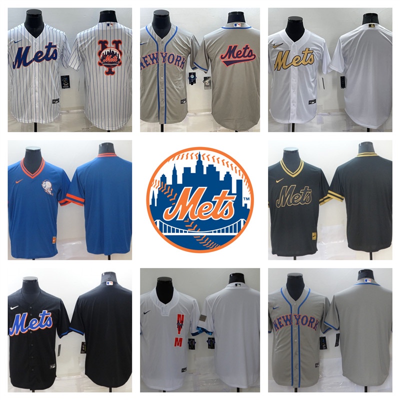 2023 New High Quality∋ 2022 MLB New York Mets 23 Javier Báez Blue White  Black Baseball Jersey
