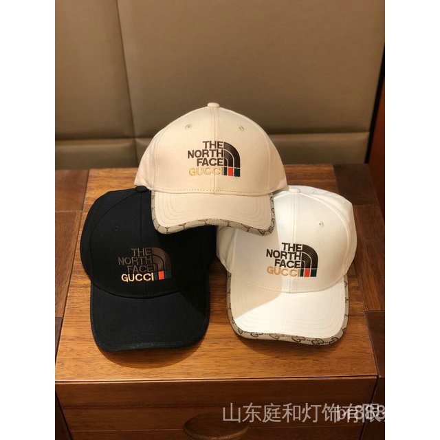 THE NORTH FACE H4lZ THE NORTH FACE Sc6m #2021 New GUCCI x women bordado logo cap lady fashion street style Hip-hop sports C