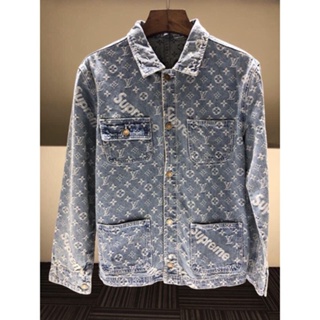 Chaqueta Tejana Louis Vuitton x Supreme