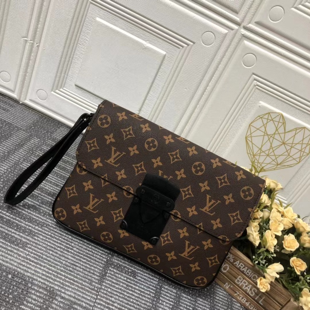 Bolso de hombro 100% Original Louis Vuitton para mujer, nuevo bolso con  cadena de cuero negro, bolso con relieve Pochette Félicie