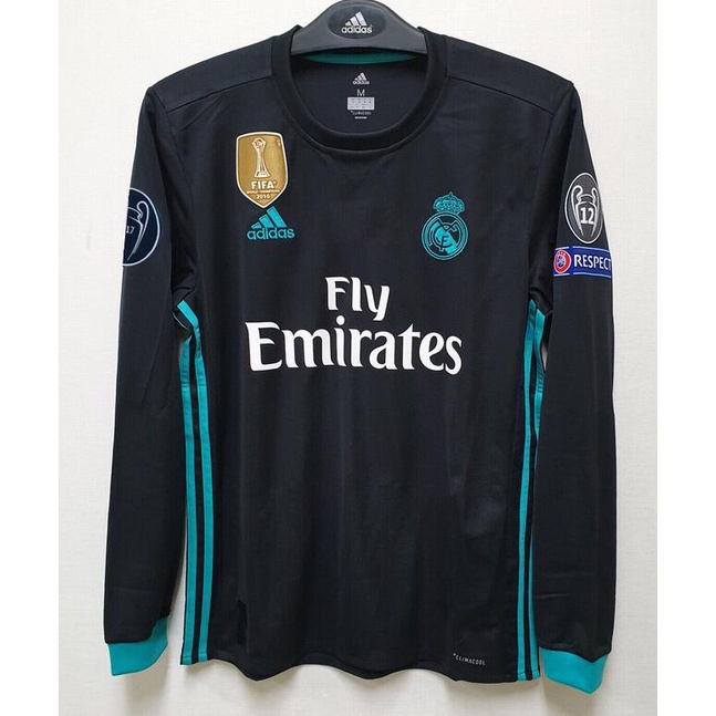 Playeras del real madrid manga larga sale