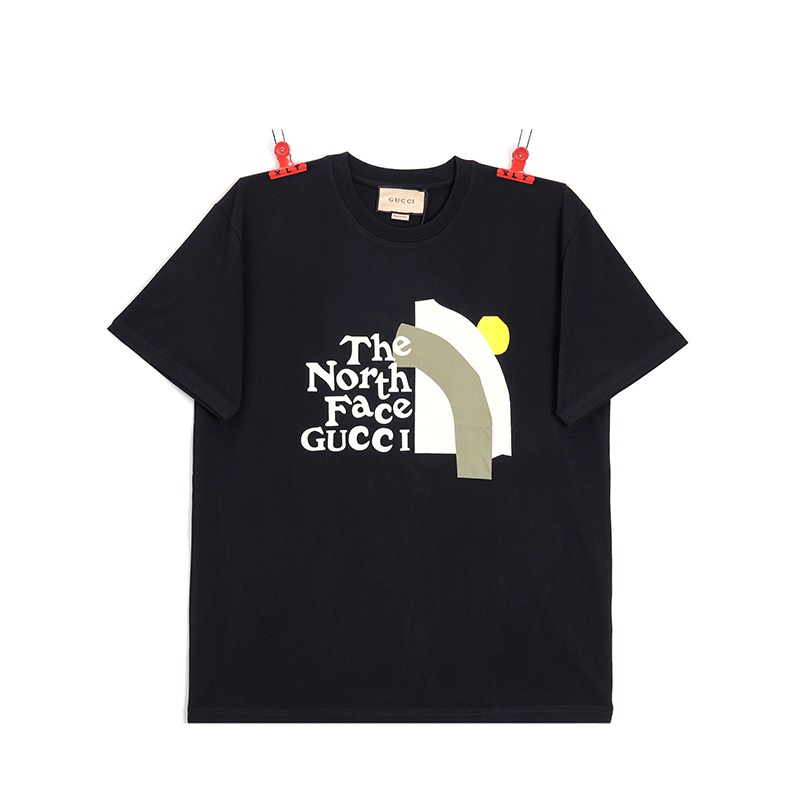 Camiseta Gucci x The North Face North joint de manga corta para hombre y mujer
