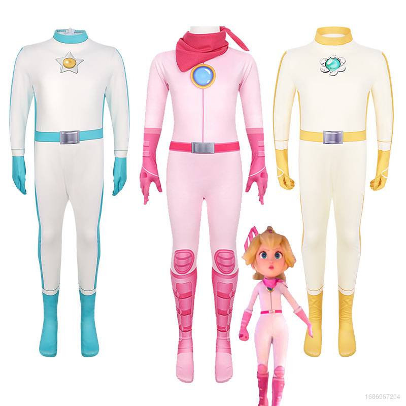 Mario Bross Princesa Peach Vestido Mario Peach Costume Disfraz De