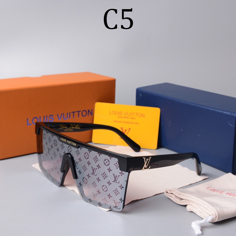 Gafas De Sol De Marco Grande Para Hombres Y Mujeres/Lentes De Lujo  Degradados Cuadrados LV Louis Vuitton uv400