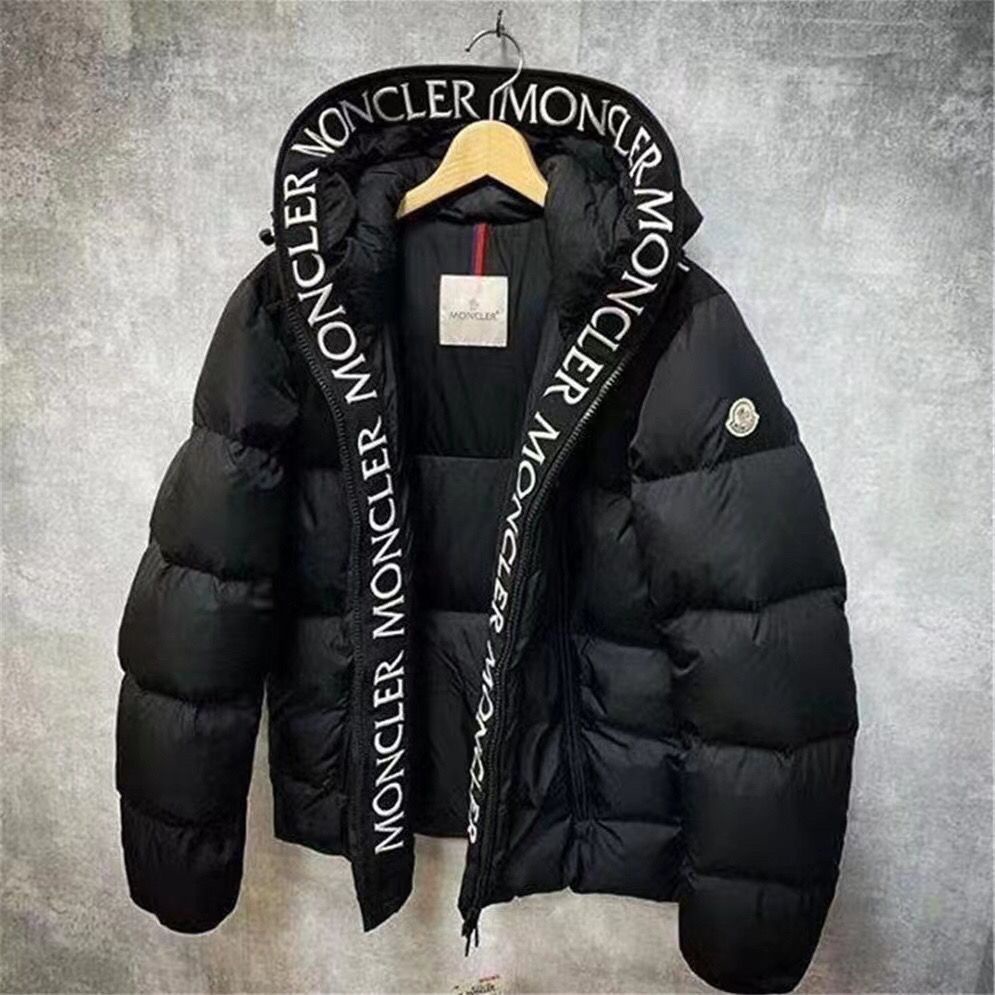 chamarra moncler negra Shopee México