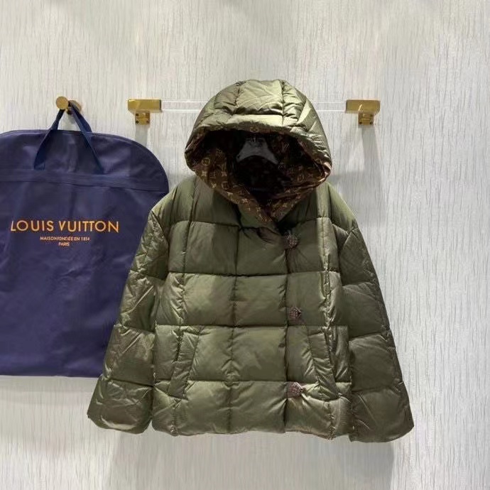 Louis Vuitton 2022 Nuevo Estilo De Invierno De Alta Calidad Clásica Flor  Presbopic Imitación Lana Visón Logotipo Completo Suave Fint Chamarra