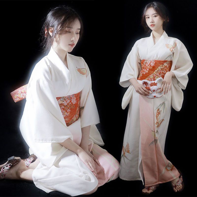 Kimono Japonés Tradicional Yukata Retro Vestido Foto Viaje Fotografía Traje  Mejorado | Shopee México